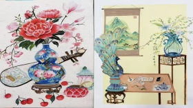 方寸画纸间，东方美学诗--数字产业学院国风作品赏