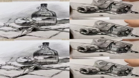 笔尖筑梦，绘就匠心——数字产业学院动漫专业素描作品展