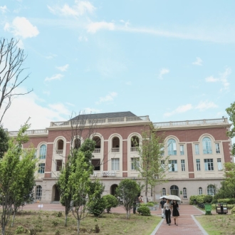 春意盎然的南校区