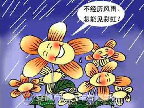 图1.《不经历风雨，怎么见彩虹》漫画作品