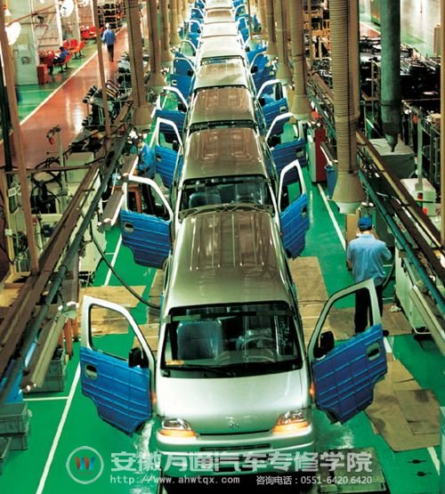 汽车制造厂内部场景