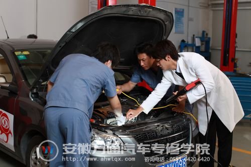 汽车医生负责诊断工作，汽车护士负责修理工作