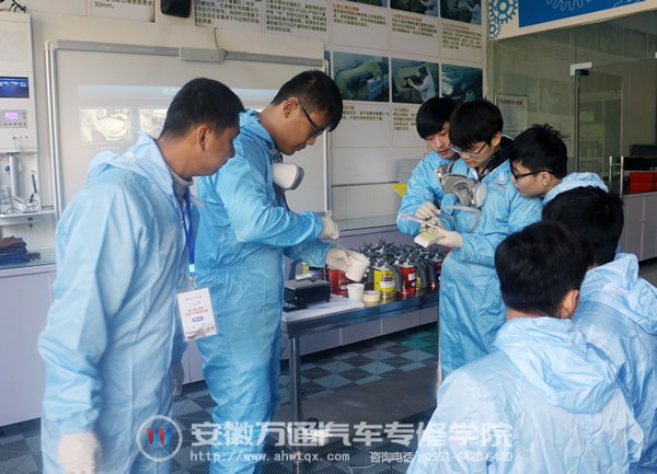 汽车喷漆项目比赛现场